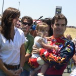 Jeff Gordon and Ingrid Vandebosch