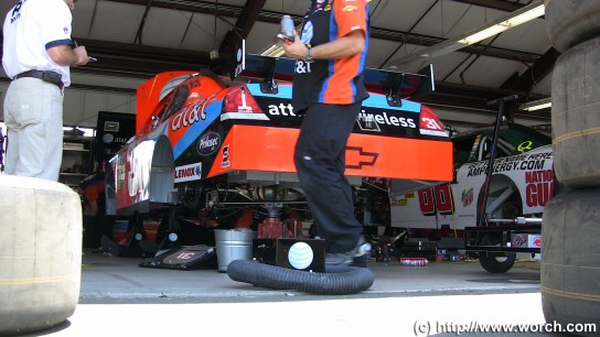 31 jeff burton car propped up 544x306 #31 car propped up