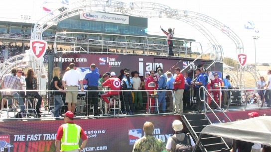 backstage indycar sonoma 544x306 IRL Driver Introductions