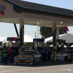 NASCAR teams getting gas