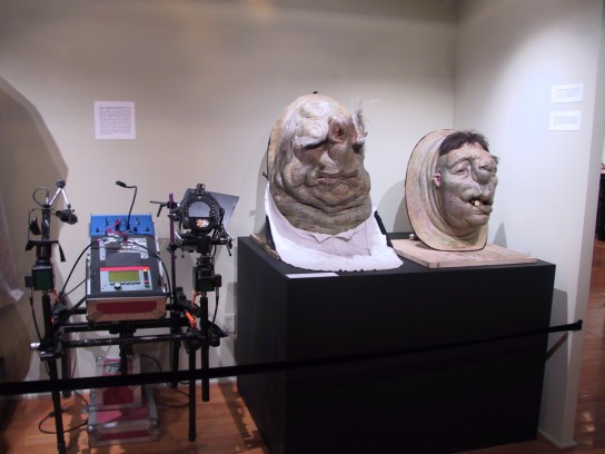 animatronics hitchhikers guide 544x408 Vogon heads from Hitchhikers Guide