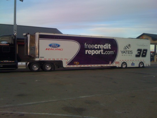 nascar hauler david gilliland 38 544x408 David Gilliland 2008 NASCAR Hauler