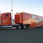 joey logano 20 nascar hauler 150x150 NASCAR Haulers 2009