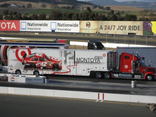 juan pablo montoya 42nascar hauler 544x408 Juan Pablo Montoya 2009 NASCAR Hauler