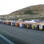 nascar trailer lineup 150x150 NASCAR at Infineon Raceway 2009