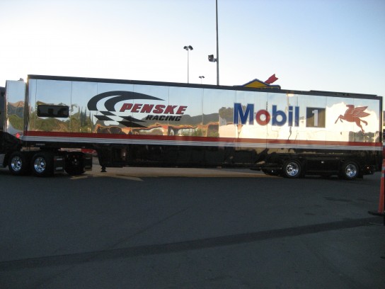 sam hornish 77 nascar hauler 544x408 Sam Hornish 2009 NASCAR Hauler